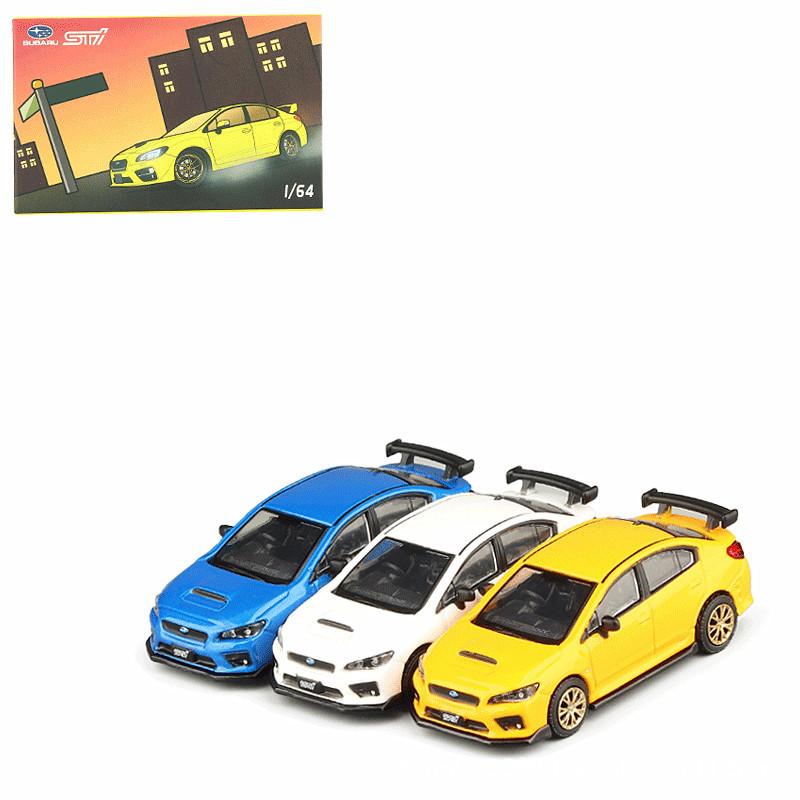 Kolekce modelů aut Subaru Impreza WRX STI v měřítku 1/64, dárek, odlévané vozidlo