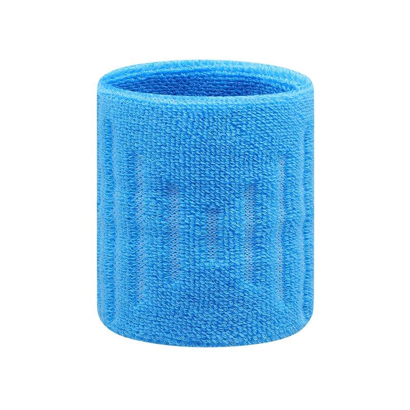 Women's Cotton Wristband with Logo - Sweat-Absorbent Support for Badminton & Fitness