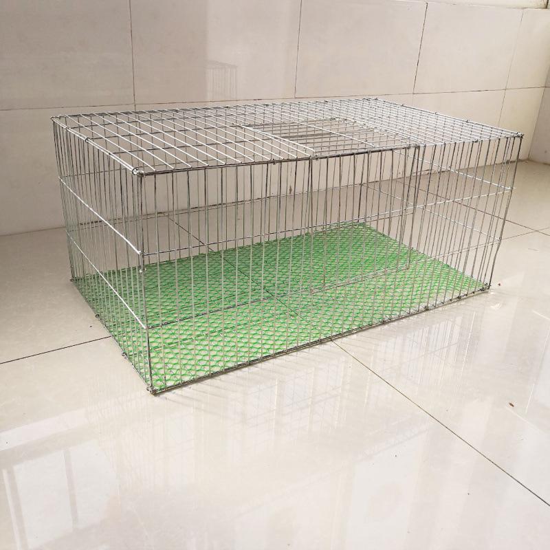 Large Multi-Purpose Animal Cage: Rabbit, Pigeon, Chicken, Goose - Wire Mesh Panel, Easy Assembly, Transport Ready, Mother-Child Design.