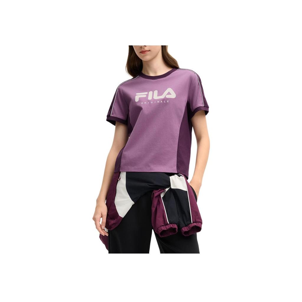 New FILA T Shirt Women's Diamond Purple F11W519101FPU