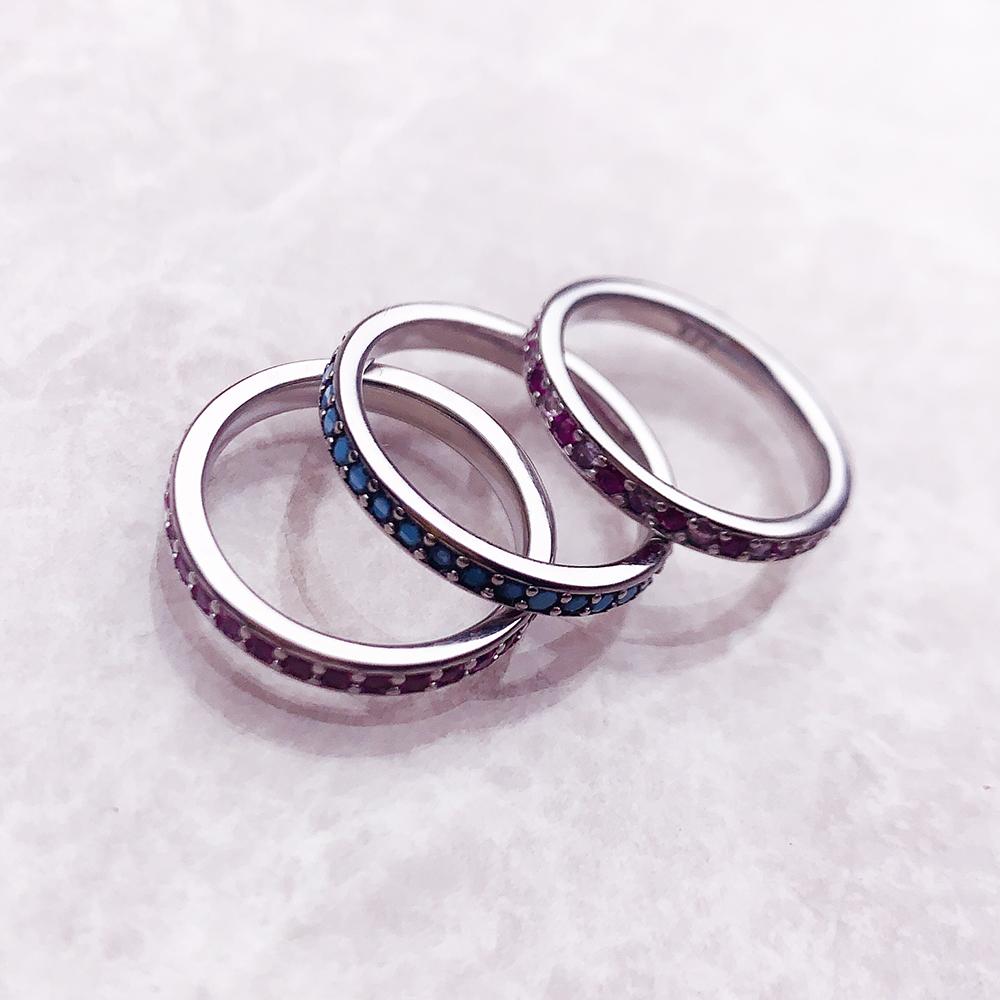 Ring Elegance Colourful Stones Europe Romantic Fine Jewelry For Women  New Real   CopperGift