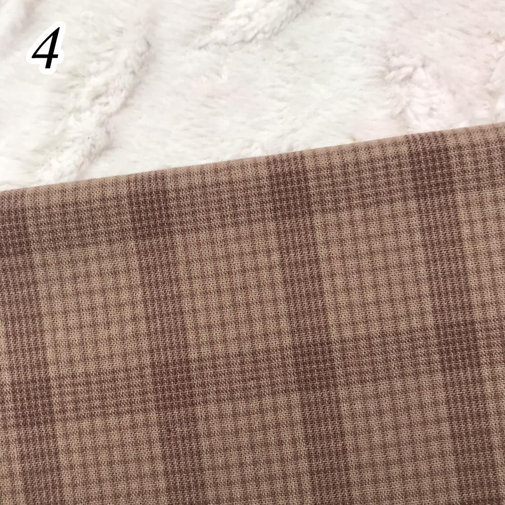 Lattice series DIY Japan Little Cloth group Yarn-dyed fabric,for sewing Handmade Patchwork Quilting ,For Sewing Doll clothes