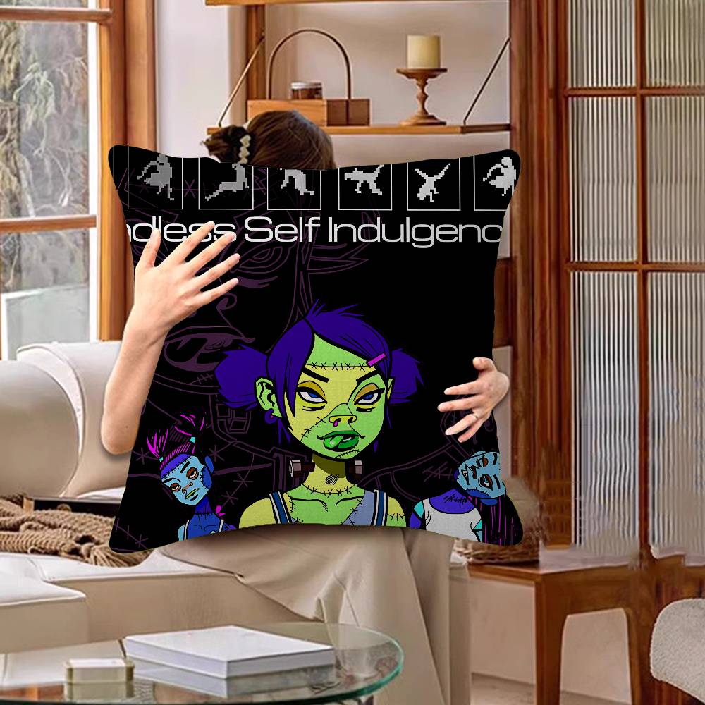 A-Mindless Self Indulgence-S Lucky Dragon Pillow Cover Sofa Cushion Cover Home Room Decoration Children Gift