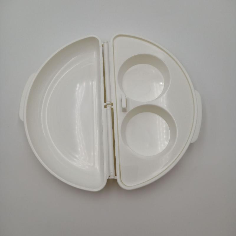 1Pcs Portable Steamed Egg Box Food Grades Plastic Microwave Egg Cooker Kitchen Cooking Mold Easy To Clean Egg Steamer