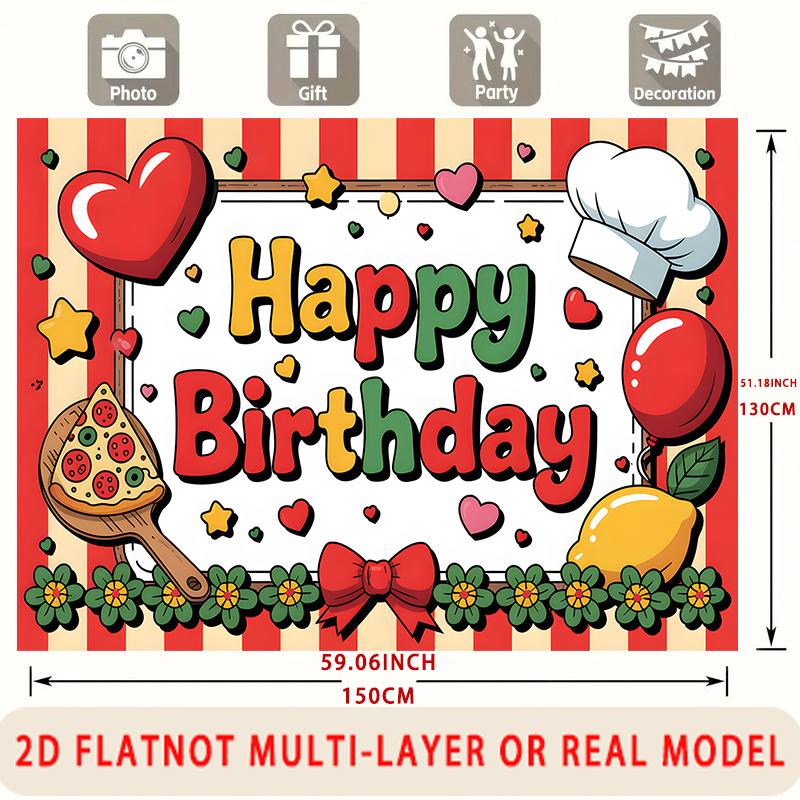 Party Backdrop Happy Birthday Birthday Photo Booth Background Front Door Decor
