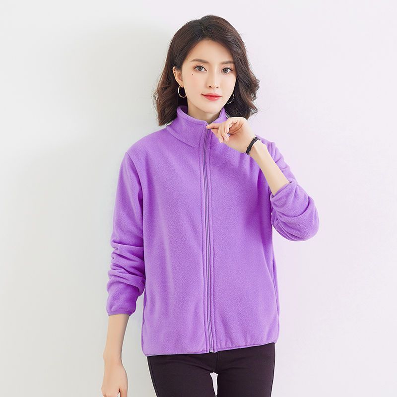 Polar Fleece Coat Women Thick Autumn and Winter Joker Korean Version of Fleece Cardigan Couple Sweater Women