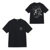 Camiseta de Algodón Streetwear para Hombre y Mujer Corte Holgado Manga Corta Camiseta Gráfica Casual Unisex Cuello Redondo