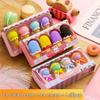 Creative Cartoon Dessert Eraser - Fun, Cute, Educational, Detachable Gift for Kindergarten and Primary Students