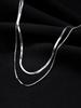 Titanium Steel Necklace Women'S O-Chain Lip Chain Plated Real Gold 18K Non-Fading Collarbone Chain Neck Chain Plain Chain