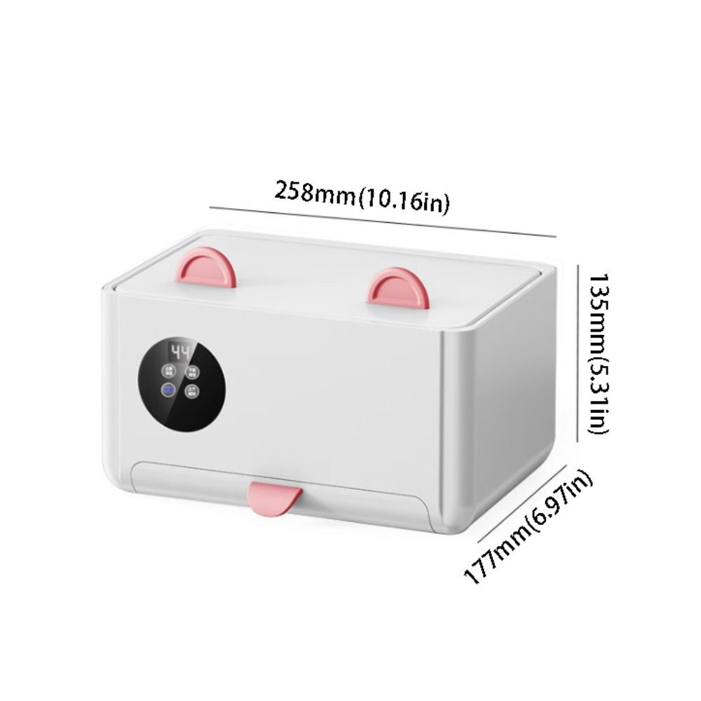 Safe Wet Wipes Dispenser Adjustable Wet Tissue Heater Baby Wipe Warmer Baby Shower