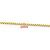 Stainless Steel Gold Chain for DIY Jewelry: Necklace & Bracelet Fashion Accessory