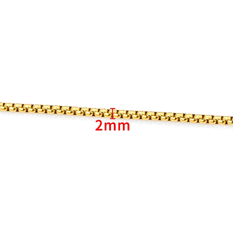 Stainless Steel Gold Chain for DIY Jewelry: Necklace & Bracelet Fashion Accessory