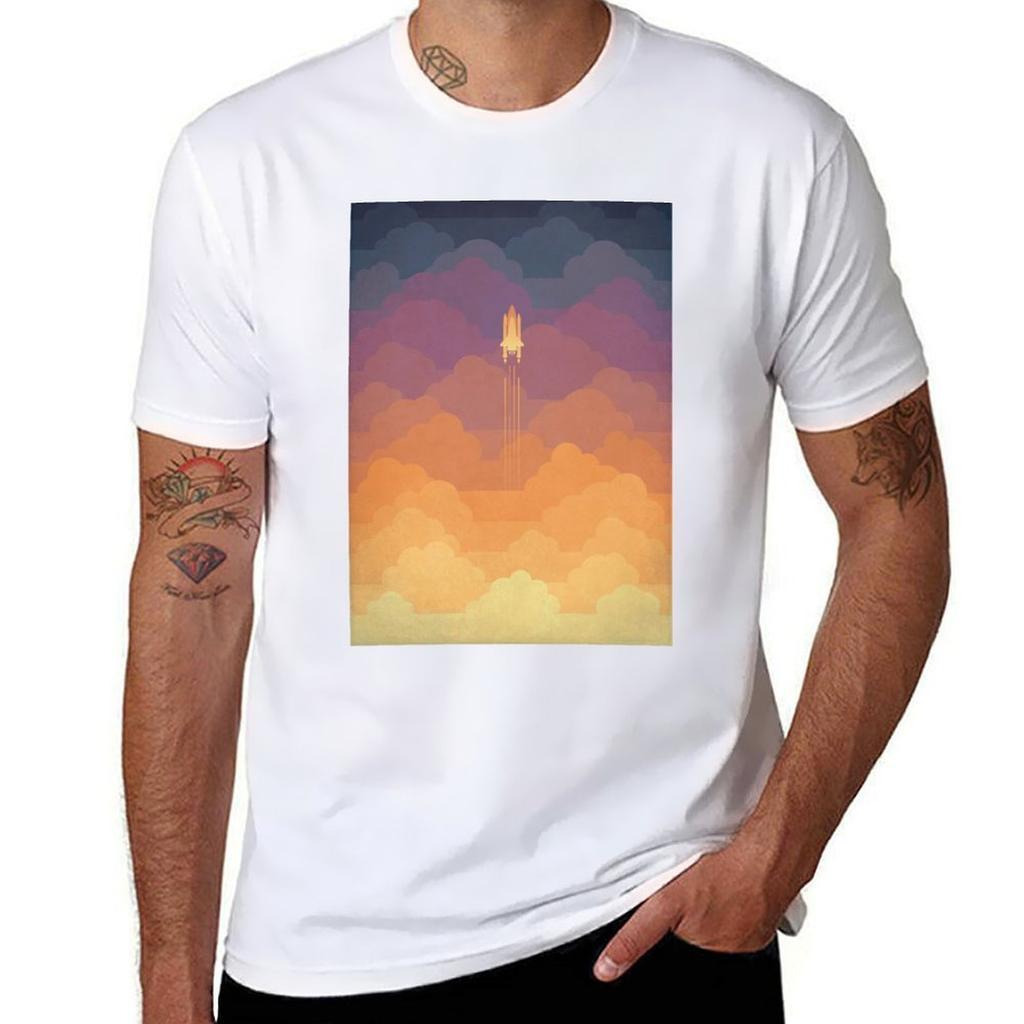 Clouds Tshirt Big Size Crew Neck Tshirt