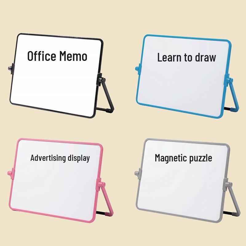 Tableau blanc magnétique effaçable avec support - Outil de dessin et d'enseignement pour enfants