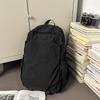 Student Solid Color Schoolbag Large Capacity Backpack