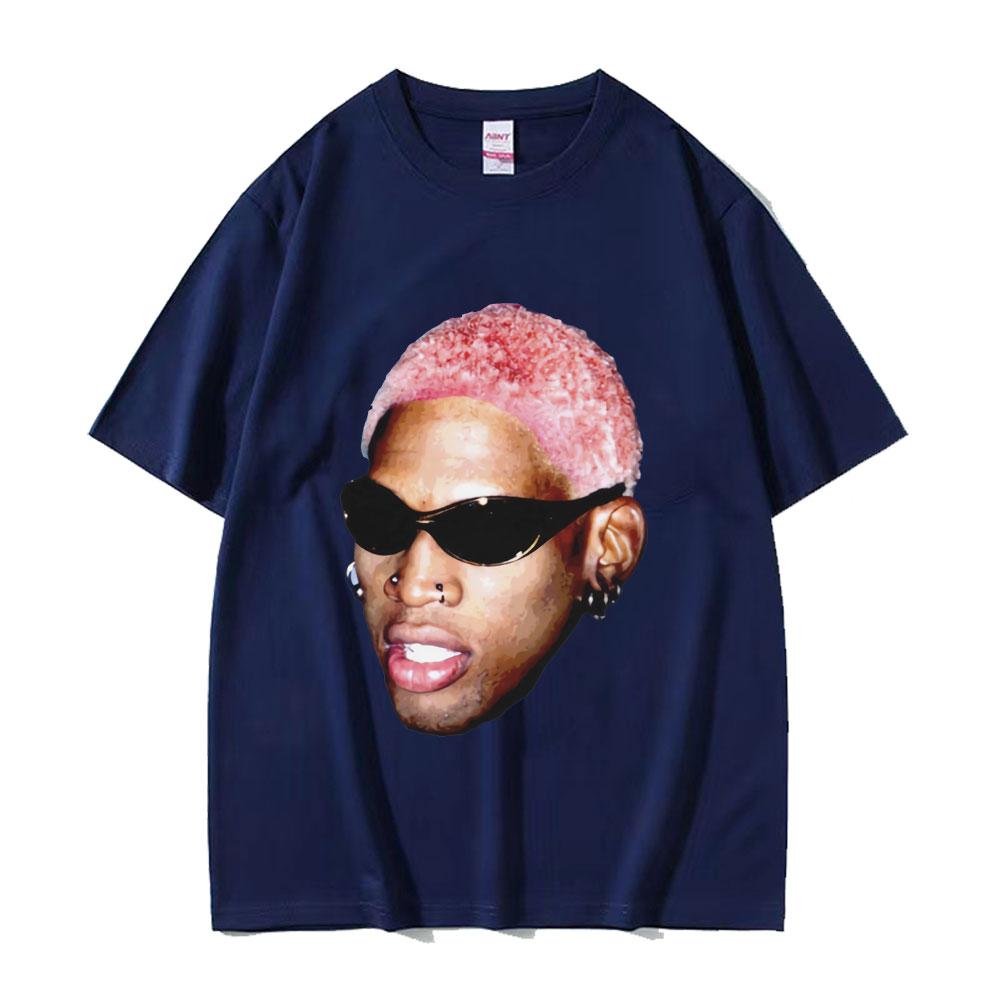Hot Sale The Worm Dennis RodUnisex Graphic T Shirt Unisex Women Boys Basketball Short Sleeve T Shirts Male Cotton Oversized Streetwear