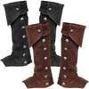 Cross Gabriel Sud Medieval Gaiter Boots - Renaissance Cosplay Shoe Covers
