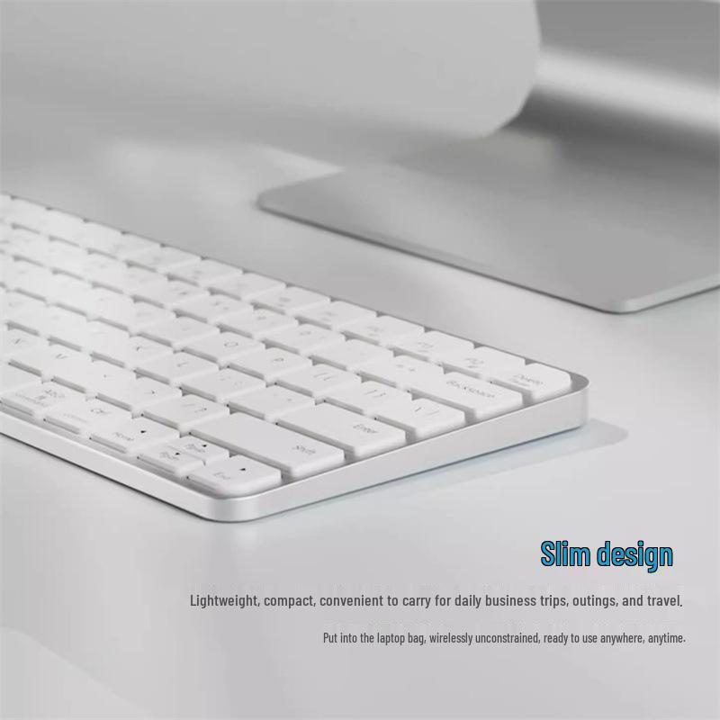 Silent Rechargeable Dual-Mode Wireless Bluetooth Keyboard & Mouse Set for Office