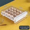 Space Saving Egg Fresh Storage Box Large Capacity Drawer Style Egg Storage Box  Food Preservation