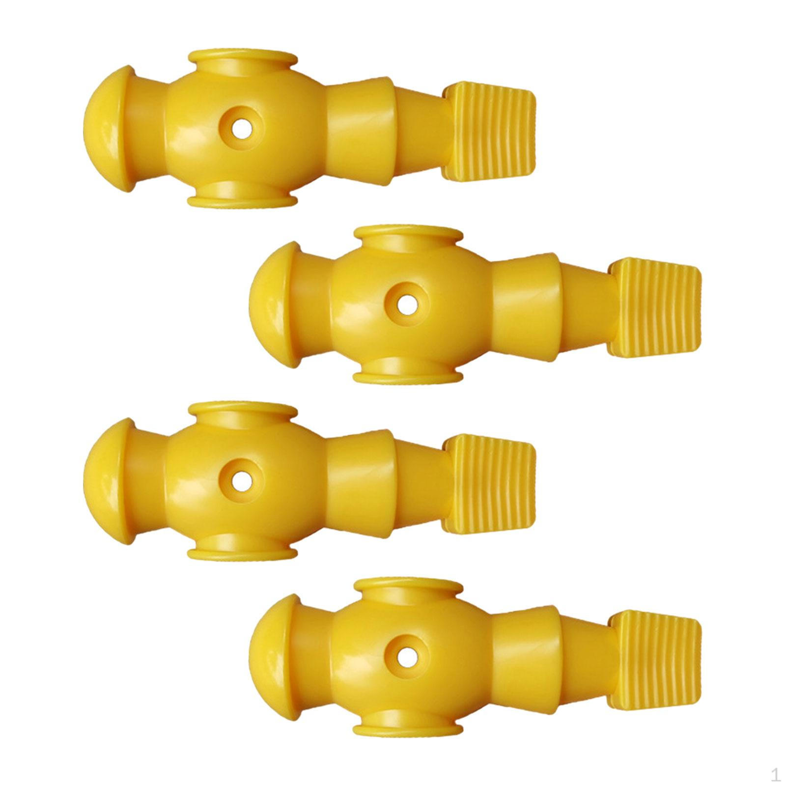 

4 шт., запасные мини-аксессуары для настольного футбола, мужские парни, скульптура для настольной игры жёлтый