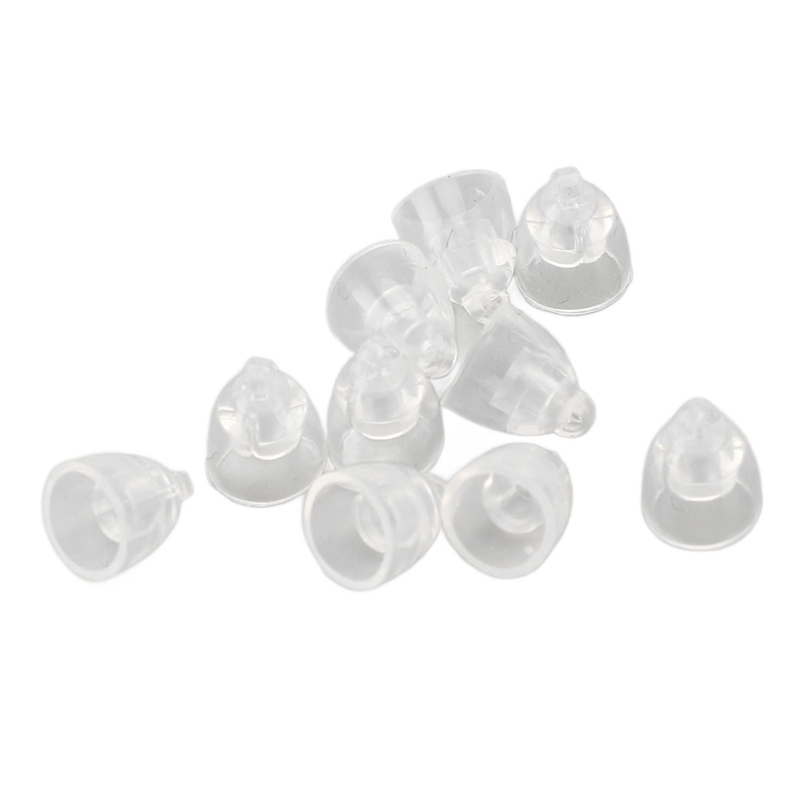 

10 шт. 6 мм высокопрозрачные купольные беруши однослойные моющиеся силиконовые антистатические силиконовые купола