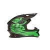 ZEALOT Mud Jumper 2 Helmet Carbon Hybrid Standard Graphic Green L Size Off-Road 59-60cm MJC0015/L