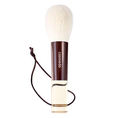 Takumi No Makeup Brush Cosmedo Kumano Brush Facial Cleansing Brush Thin and Long Kumano Makeup Normal Soft (100% Brush, Type) (Bronze) E-24N-BR