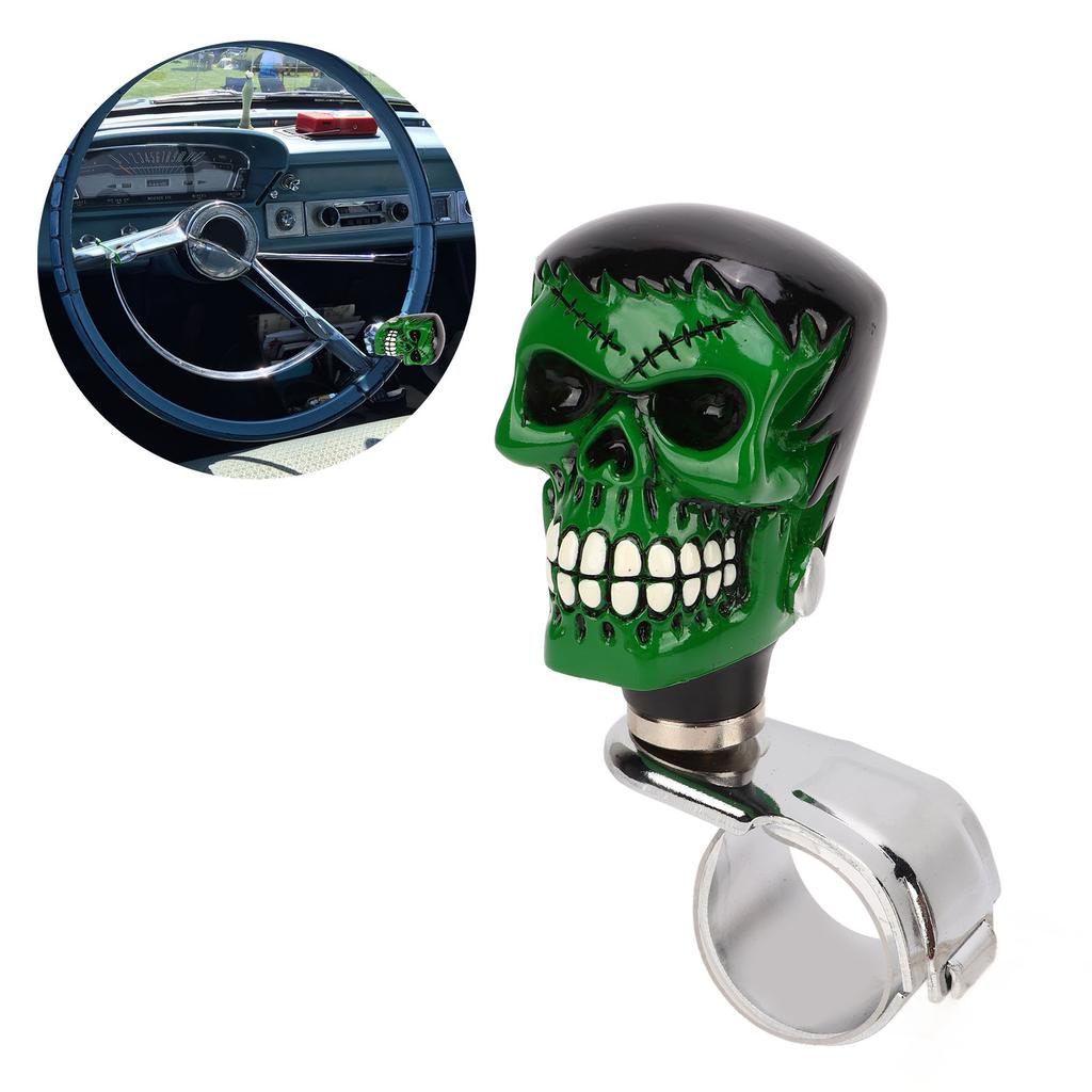 Totenkopf Stahl Lenkradknauf Auto Power-Griff Knauf für LKW Traktoren Boote