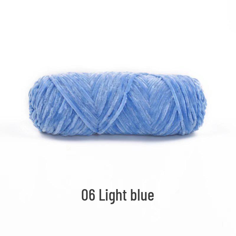 Handmade Chenille Yarn Ball: Velvet Thick Crochet and Knitting Material
