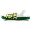 Crocs Sports Slippers Unisex White Yellow Green