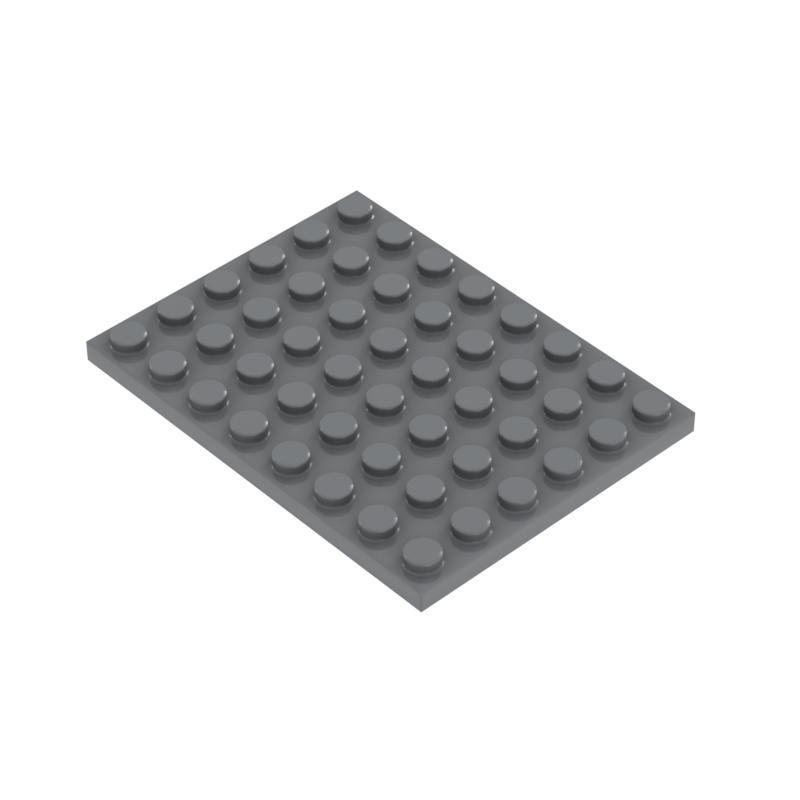 Non-Toxic Moc Small Particle Building Blocks 6X8 Pieces Base Plate Diy Parts Accessories Compatible 3036
