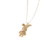Colorful Cartoon Titanium Steel Zircon Pendant Necklace - Women's Light Luxury Clavicle Chain