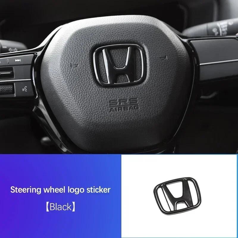 Car Badge Stickers Front Grille Trunk Steering Wheel Logo Accessories For Honda Civic CRV 10th 11th Gen Civic 10th Gen Accord