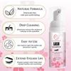 Non-Irritating Eyelash Extension Cleanser Safe Lash Foam Shampoo  for Salon and Home Use