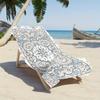 1 Stück Boho Strandtuch, Polyester Schnelltrocknendes Handtuch, Mandala Blumenmuster, Weiches Leichtes Handtuch zum Schwimmen, Surfen & Strand Tr