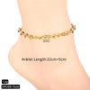 Anklet For Women Gold Color Stainless Steel Cuban Link Ankle Bracelets Summer 2025 Fashion Leg Chain Beach Foot Jewelry Ancklets
