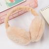 Winter Warme Ohrenschützer Abdeckung Frauen Mädchen Flauschigen Burger Form Earcap Kinder Ohrenschützer Weiche Kaschmir Einfarbig Wärmer Earlap