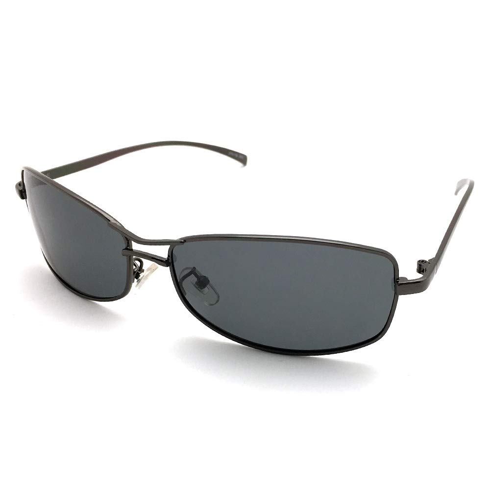 [Glasses Glasses Glasses] Designed for Japanese People Polarized Sunglasses, Metal Frame 27011-gmtplsm