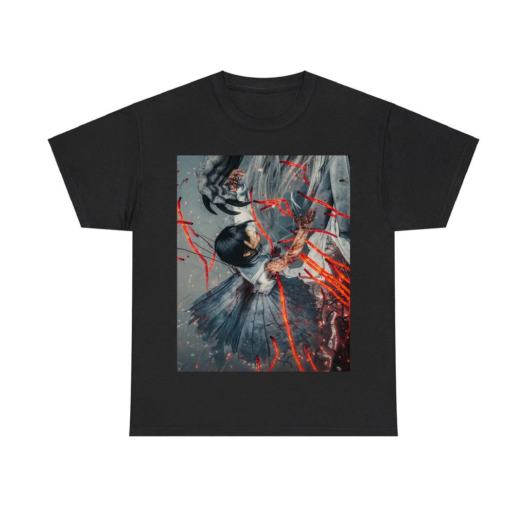 New  Horror GameSilent Hill F Graphic Printed Tshirt Gaming Lover Unisex T Shirt Vintage Men Women Cotton Tee Harajuku Y2k Tops