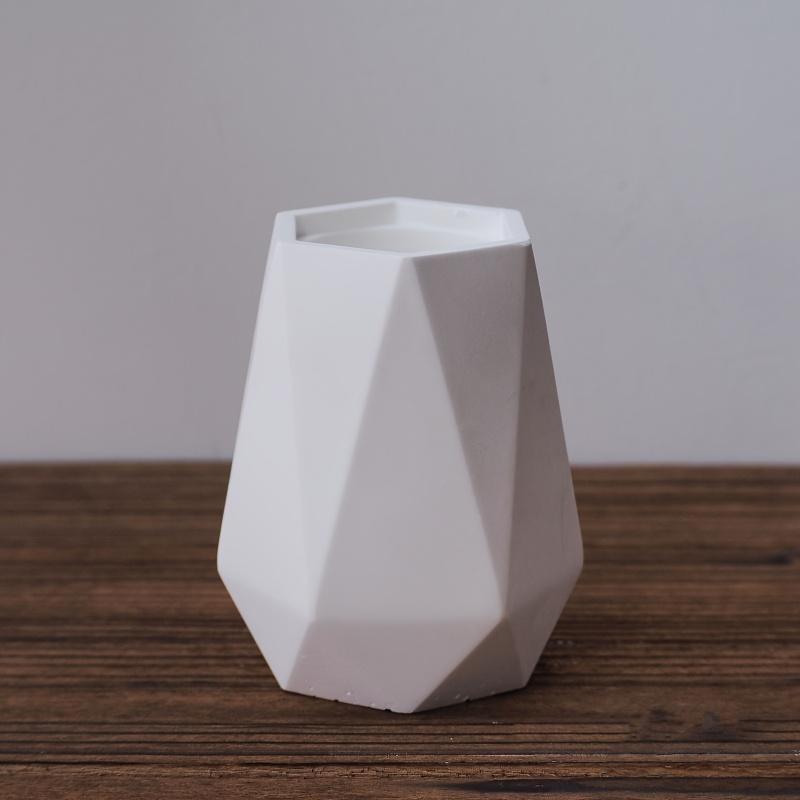 DIY Resin Silicone Mold Striped Circular Cut Vase Moon Candle Water Drop Shaped Storage Box Ornament Handicrafts Decoration Kit