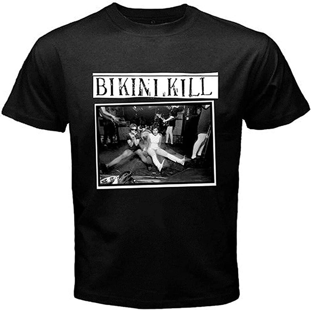 Bikini Kill Men's Black Men T Shirt Black