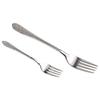 Creative Hammer Pattern Stainless Steel Cutlery Set: Dessert Spoon, Cake Fork, Steak Knife & Fork