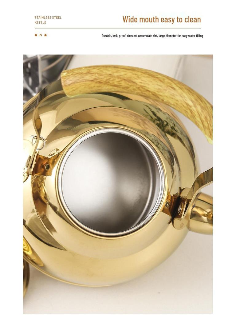 Commercial Stainless Steel Teapot with Strainer for Catering, Restaurant, and Hotel Use