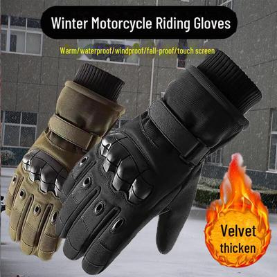 Winter-Motorradhandschuhe – Unisex-Thermoschutzausrüstung für Outdoor-Sport