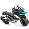 Senbao Motorcycle Building Blocks Assembly Model Toy with Display Base - Perfect Gift for Boys