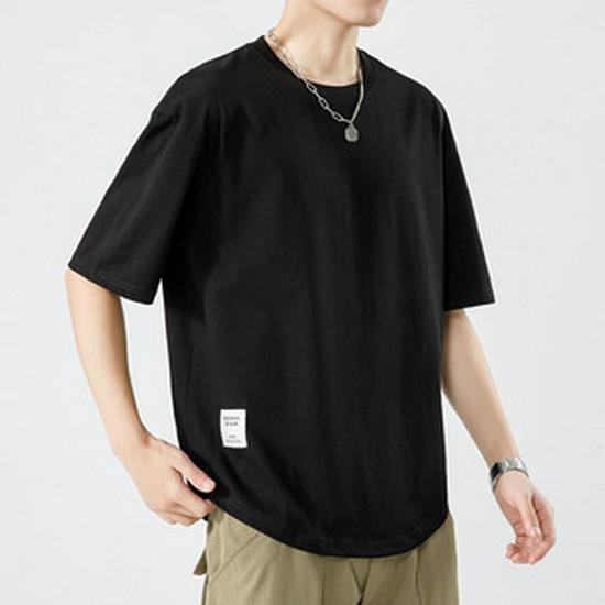 Kunhai Pengyun Men's Casual Sailor Striped Short Sleeve T-shirt