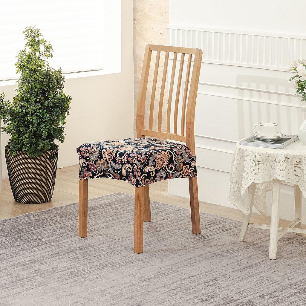 Amazon Chair Cover With Cover Restaurant Stool Protective Cover Elastic Square Seat Cushion Cover Chair Cover