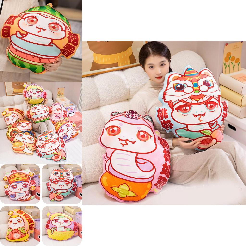 Cute Cartoon Snake Plush Toy Unique Soft Design Ideal Gift For Animal Lovers