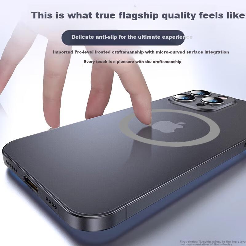 China ROHSIPhone 15 Pro Max Case, IPhone 15 Pro Max Protective Cover, Full Coverage MagSafe Magnetic Wireless Charging Ultra-Thin Frosted Hard