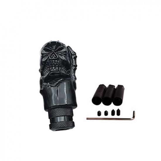 Car Manual Skull Head Gear Stick Shift Knob Shifter Black Auto Accessories